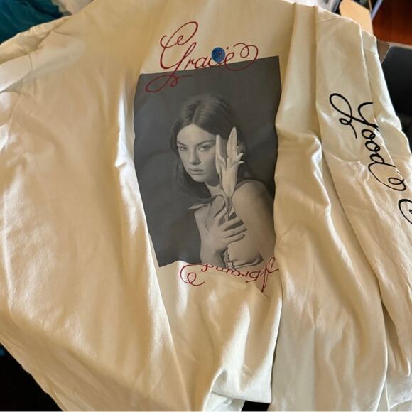 GRACIE ABRAMS The Eras Tour Good Riddance Long Sleeve Tee 2024 New w/o Tag SOO - Picture 11 of 12